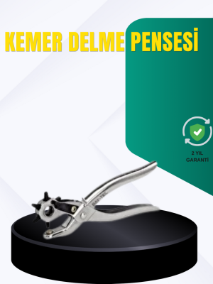 Metal Gövdeli Ayarlanabilir Deri Delme Pensesi 2.5–5 mm Delik Açma Aracı