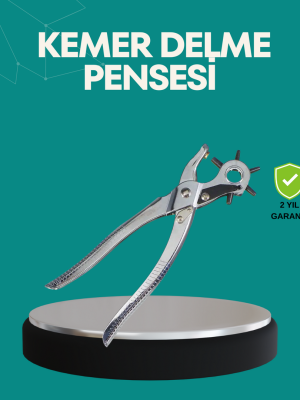 Deri Delme Pensesi 6 Uçlu Ayarlanabilir Kemer Delme Aleti Profesyonel Kullanım
