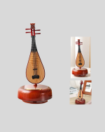 Klasik Ud Figürlü Melodili Müzik Kutusu Şık Hediyelik - Görsel 4