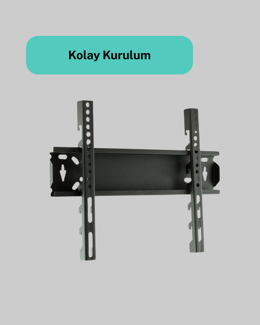 1244104_8-19.png 32-42 İnç TV Askı Aparatı Kolay Kurulum Düz ve Kompakt Tasarım - Görsel 3