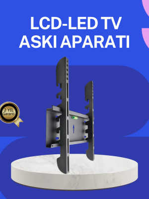 32” LED TV Askı Aparatı Güçlü Taşıma Kapasitesi 2 Yıl Garantili