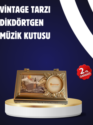 Piyano Tasarım Müzik Kutusu Balerin Figürü ve Takı Bölmeli