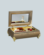 Balerinli Müzikli Takı Kutusu Piyano Tasarım Kız Çocuk Hediyelik - Görsel 5