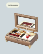 Balerinli Müzikli Takı Kutusu Piyano Tasarım Kız Çocuk Hediyelik - Görsel 4