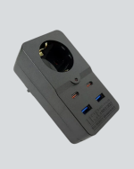 Termal Korumalı Priz Otomatik Çocuk Kilidi 4 USB Type C - Görsel 5