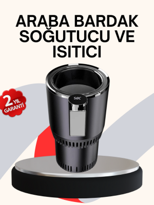 Araba Bardaklığı Isıtma Soğutma Ayarlı Çakmak Girişli Akıllı Model
