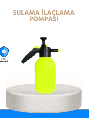 2L Bahçe ve Araç Temizlik Pompası Bakır Uçlu Basınçlı Sprey