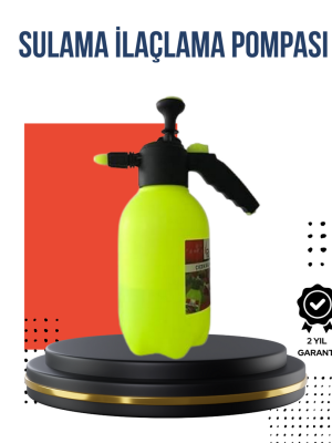 Ayarlı Nozullu 2L Basınçlı El Püskürtücü Jant Cam Temizlik Cila İçin