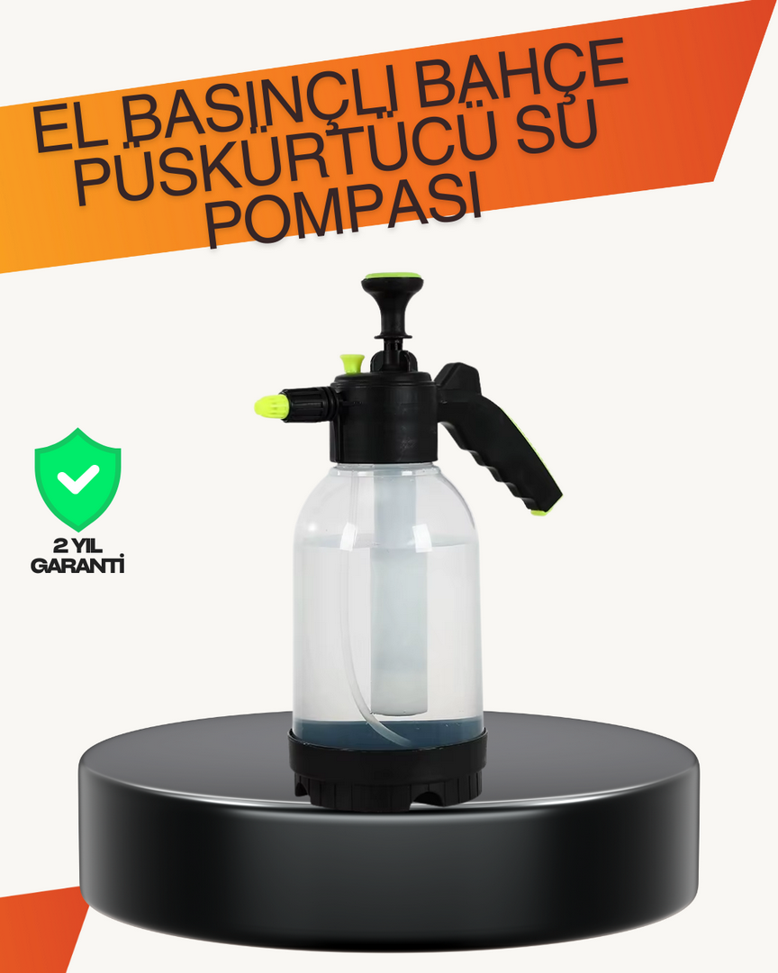 1244683_5-41.png Manuel Köpük Üreten Basınçlı Sprey Şişesi 2L Temizlik ve Oto Yıkama - Görsel 1