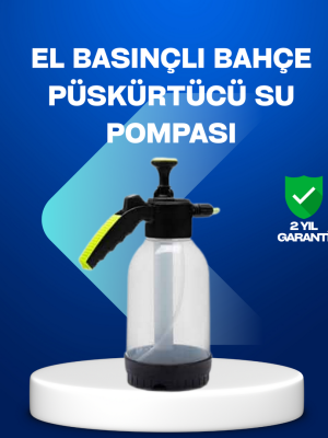 Basınçlı Manuel Köpük Pompası 2L Ayarlanabilir Sprey Başlıklı Temizlik