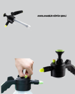 Basınçlı Manuel Köpük Pompası 2L Ayarlanabilir Sprey Başlıklı Temizlik - Görsel 4