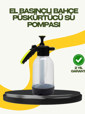 Manuel Basınçlı Köpük Püskürtücü Ayarlanabilir Nozullu 2 Litre Araba Yıkama