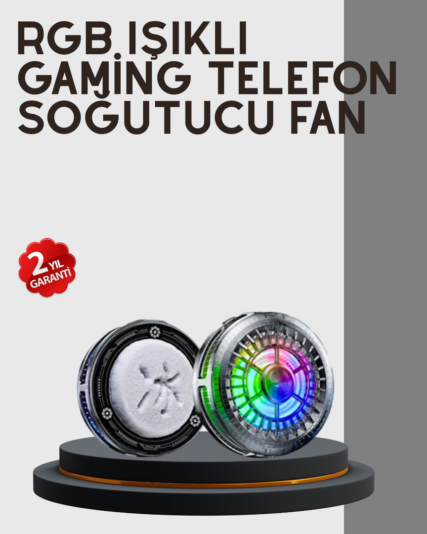 1246088_5-52-1.png RGB Gaming Telefon Fanı Sessiz Soğutucu Tüm Akıllı Telefonlara Uygun - Görsel 2