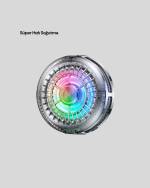 RGB LED Telefon Soğutucu Fan Yüksek Hızlı Soğutma Oyuncu Cooler - Görsel 6