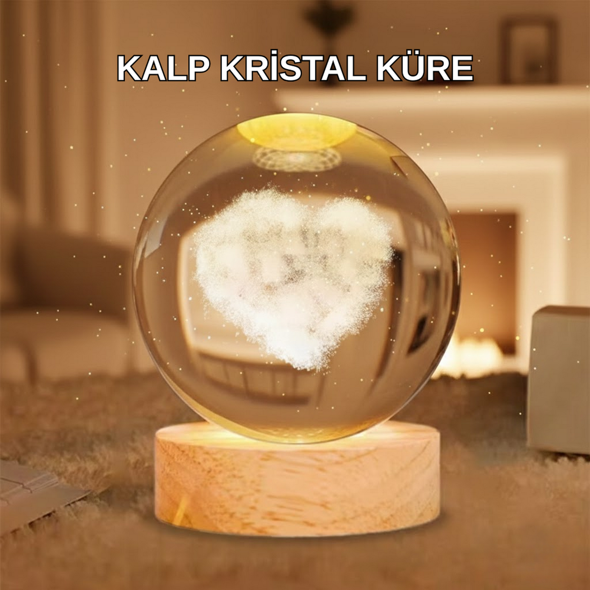 1246586_4-63.png Ahşap Standlı Kalp Motifli Işıklı Cam Küre Hediye Seçeneği - Görsel 1