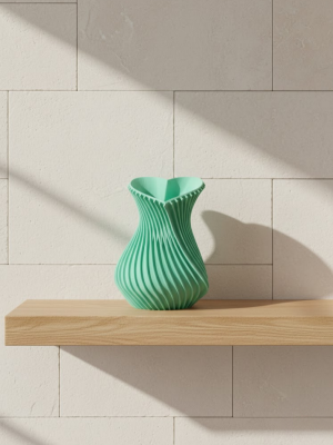 KALPLİ VAZO TURKUAZ