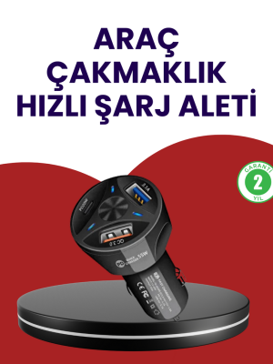 55W PD ve Quick Charge 3.0 Destekli Polygold Araç Şarj Adaptörü
