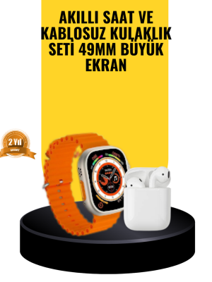 Watch 9 Max Akıllı Saat Sesli Görüşme Özellikli Kulaklık Seti