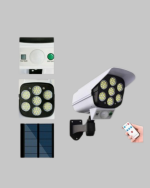 Solar Şarjlı Kamera Tasarımlı LED Duvar Lambası Hareket Sensörlü Dış Mekan Aydınlatma - Görsel 4