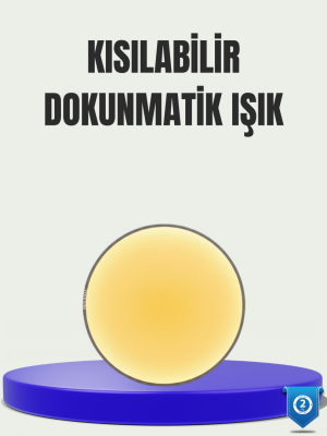 LED Hareket Sensörlü Gece Lambası Kablosuz Duvar Tipi