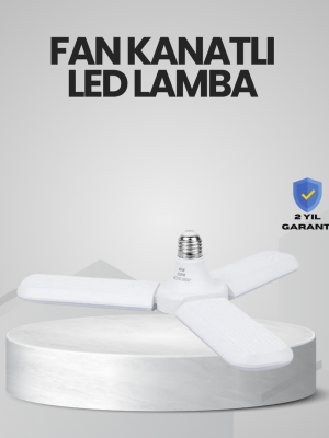 Enerji Tasarruflu LED Ampül 60 Watt 4 Kollu Beyaz Işık