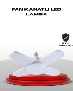 4 Kollu Katlanır Pervane LED Ampül 60 Watt Yüksek Aydınlatma ve Enerji Tasarrufu