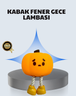Pumpkin LED Gece Lambası Üç Kademeli Işık Ayarlı