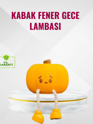 Silikon Pumpkin Night Light Telefon Tutuculu LED Lamba