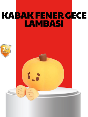 Pumpkin LED Night Light Dokunmatik Şarjlı Silikon Gece Lambası