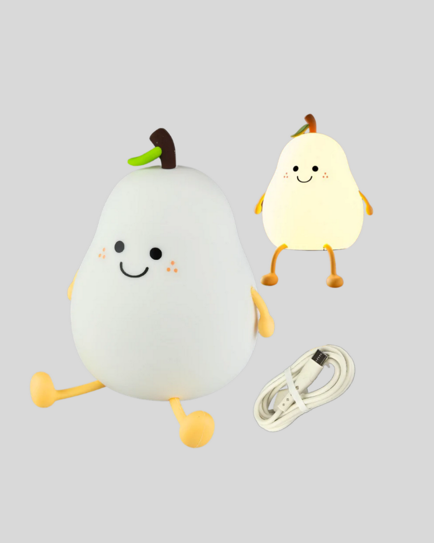 1247036_10-66.png Şarjlı Armut Masa Lambası Renk Değiştiren LED Gece Işığı - Görsel 5