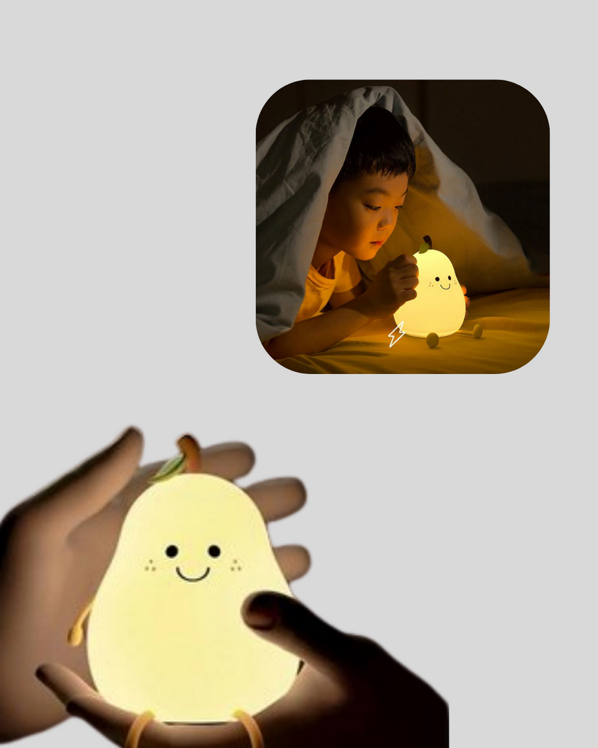 1247036_7-67.png Şarjlı Armut Masa Lambası Renk Değiştiren LED Gece Işığı - Görsel 2