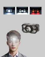 Şarj Edilebilir LED Far Hareket Sensörlü 5 Modlu Outdoor - Görsel 5