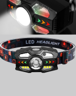 Şarj Edilebilir LED Far Hareket Sensörlü 5 Modlu Outdoor - Görsel 2