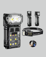 Kamp ve Outdoor İçin LED Far 10 Saat Pil Sensörlü Manyetik - Görsel 2