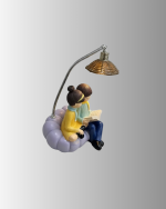 Romantik Çift Figürlü Okuyan Çift Masa Lambası Dekoratif LED Aydınlatma - Görsel 5