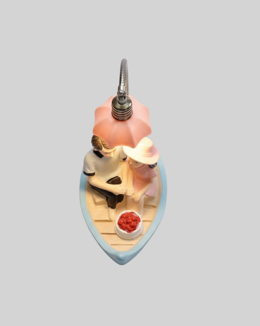 1247289_10-78.png Oturan Çift Figürlü LED Masa Lambası Romantik Hediye - Görsel 5