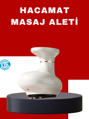 Taşınabilir Şarjlı Masaj Cihazı Kupa Terapisi Sıcak Masaj