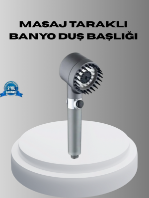 Spa Etkili Masaj Uçlu Duş Başlığı Ergonomik Tasarım