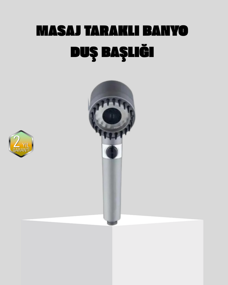 1247443_2-122.png Yüksek Basınçlı Masajlı Duş Başlığı Su Tasarruflu - Görsel 1
