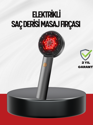 Saç Büyüme Destekleyici Elektrikli Masaj Tarak Yağ Aplikatörlü