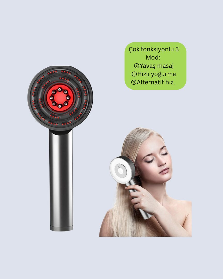 1247461_10-89.png LED Teknolojili Elektrikli Saç Masaj Fırçası Mikro Akımlı - Görsel 5