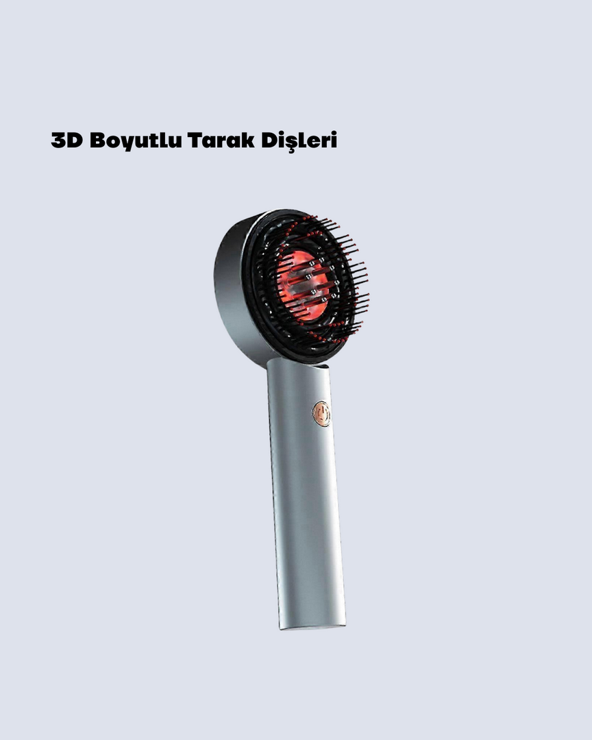 1247461_9-90.png LED Teknolojili Elektrikli Saç Masaj Fırçası Mikro Akımlı - Görsel 4