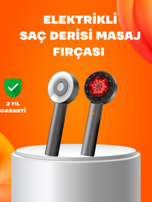 Kırmızı Işık Terapi Saç Derisi Masaj Tarağı 3 Modlu Yağ Hazneli