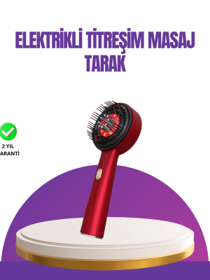 Kırmızı LED Işıklı Saç Derisi Masaj Aleti