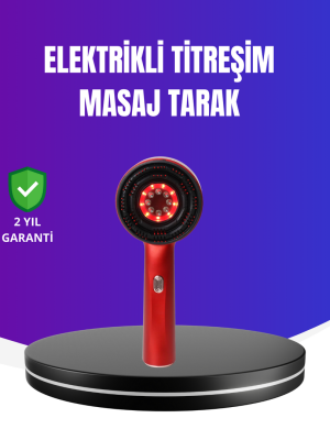 Kırmızı Işık Terapi Özellikli Saç Derisi Masaj Tarak Anti Dökülme