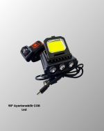 USB Şarjlı Kafa Feneri 800 Lumen Ayarlanabilir COB ve XPE LED - Görsel 2