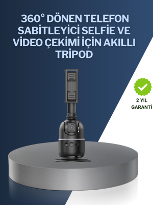 Canlı Yayın ve Video Çekimleri İçin Otomatik Yüz Takipli Masaüstü Gimbal