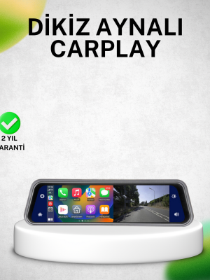 10 İnç Tam Dokunmatik Dikiz Aynası Kamera Ön Arka Full HD