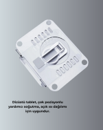 Taşınabilir Katlanır Tablet Braketi Masaüstü Stand - Görsel 3