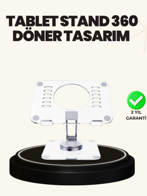 Ayarlanabilir Şeffaf Tablet Standı Kaymaz Silikon Tabanlı
